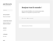 Tablet Screenshot of jazzmanouche.fr